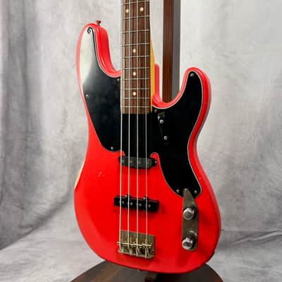 Nash Guitars PBJ-55, Light Aging, Dakota Red image 3