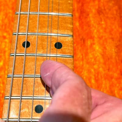 1996 Fender Cunetto Relic Stratocaster — Dakota Red — Norman’s Rare Guitars Special Run — John Cruz Neck image 16
