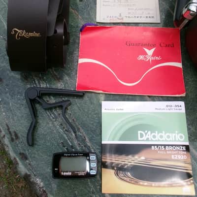 1977 Yairi DY-35 Hand Crafted All Solid Guitar+Deluxe Hard Case and lots of extras image 2