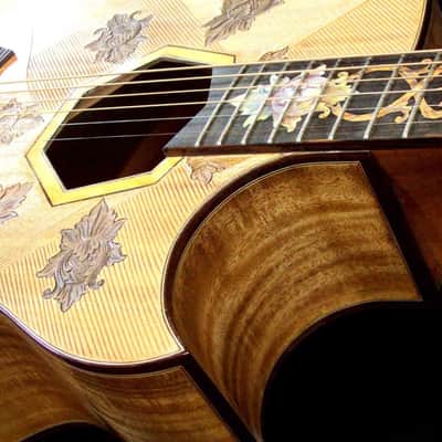 Blueberry Handmade Acoustic Guitar Grand Concert image 3