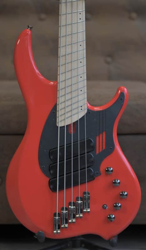 Dingwall NG3 Adam "Nolly" Getgood Signature 5-String - Fiesta Red image 1