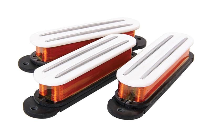 JBE Pickups S-Style Deluxe pickup set for Strat - white image 1
