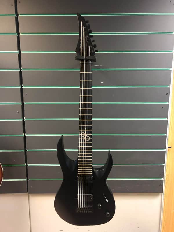 Solar A2.7C Carbon Black Matte 2020 7 String Electric Guitar image 1