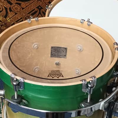 Spaun USA Custom Maple Shell Pack in Green Fade – 20″,10″,12″,15″ & 13″SN image 8