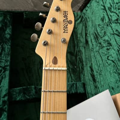 2024 Maybach Teleman T54 Aged Vintage Cream Tele Amber Pickups COA & Case image 4