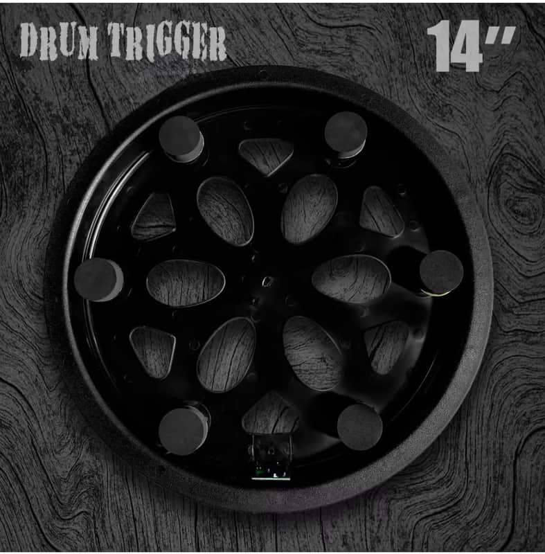 14” 6 Trigger Electronic Plate Tray w Rim Zone for Roland Alesis Acoustic Drum image 1