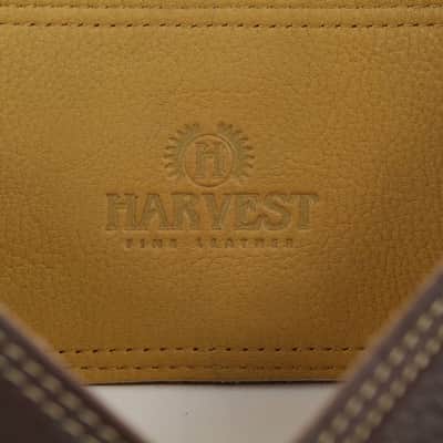 Harvest Fine Leather Premium Brown Glove Nappa Long Bass Strap image 15