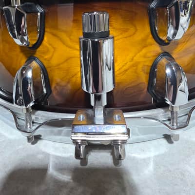 Mapex BPMW4550CNUB Black Panther Velvetone 14x5.5" Maple/Walnut Snare Drum 2010s - Butter Burst Burl image 4