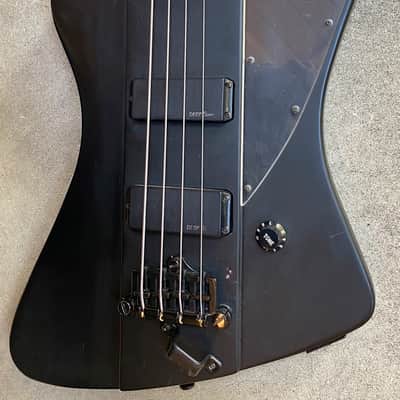 2008 Epiphone Nikki Sixx Signature Blackbird Thunderbird Bass Black image 2