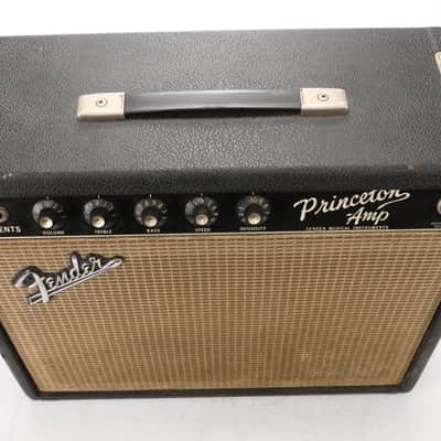 1966 Fender Princeton-Amp AA964 Tube Guitar Combo Amplifier w/ Footswitch #50085 image 5