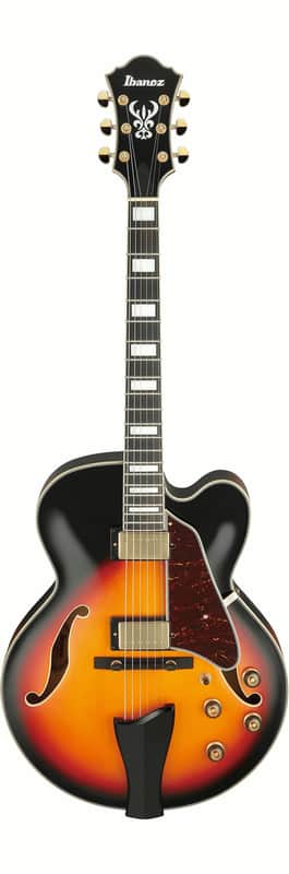 Ibanez AF Artcore Expressionist AF95 Hollowbody Guitar Brown Sunburst image 1