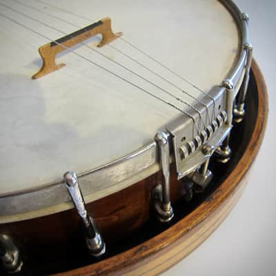 Gibson Tenor Banjo Model TB-1 Four String with Resonator Circa-1925-Dark Sunburst image 25