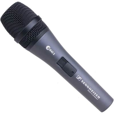 SENNHEISER E845 S MICROFONO SUPERCARDIOIDE VOCE DINAMICO CON SWITCH ON-OFF