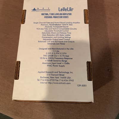 ART Professional Tube Compressor Levelar - New in Box image 4