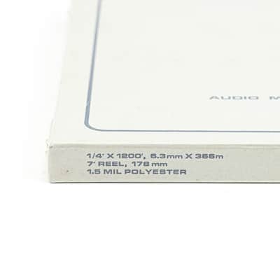 Ampex 406 1/4" x 1200' 7" Reel Polyester Tape – Brand New Pair, Sealed image 2