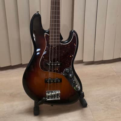 Fender American Standard Jazz Bass Fretless 2015 - 3-Color Sunburst image 8