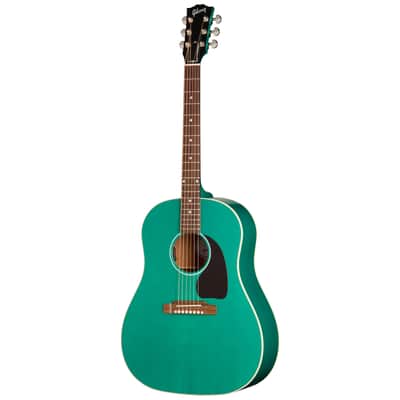 Gibson J-45 Standard Translucent Teal w/case image 2