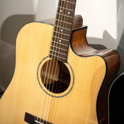Cort Earth Series 60 Dreadnought Acoustic Electric Guitar 2020's - Natural Glossy image 16
