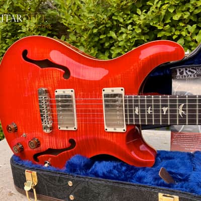 ♚PRISTINE♚2017 PRS McCarty Hollowbody II ♚ PIEZO ♚ BLOOD ORANGE 'AAA' FLAME ♚ 5.7 LBS ♚ +Artist Case ! image 22
