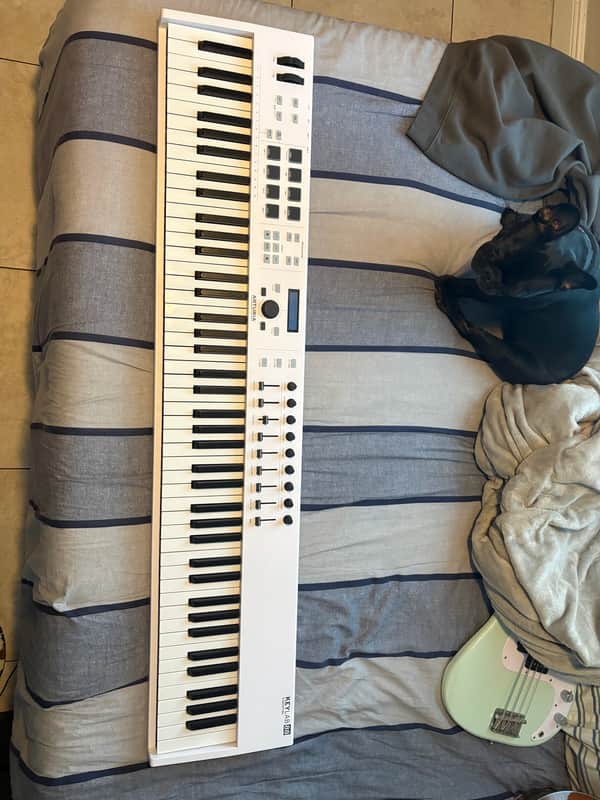Arturia KeyLab Essential 88 MIDI Controller 2020 - Present - White image 1