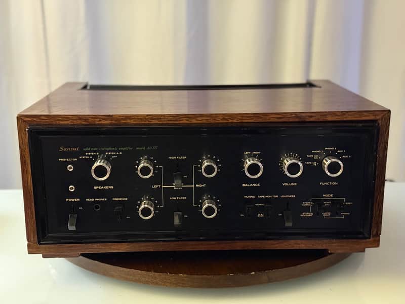 🎶✨ Sansui AU-777 Vintage Integrated Amplifier (100V JDM) w