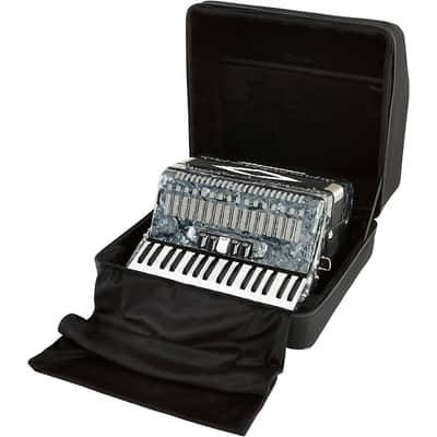 SofiaMari SM 3472 34 Piano 72 Bass Button Accordion Regular Pearl Gray image 5