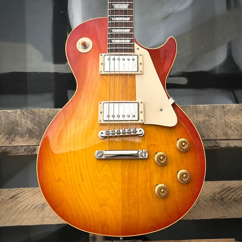 2004 Gibson Custom Shop Historic 1958 Les Paul Standard Reissue R8 Washed Cherry Burst w/Case image 1