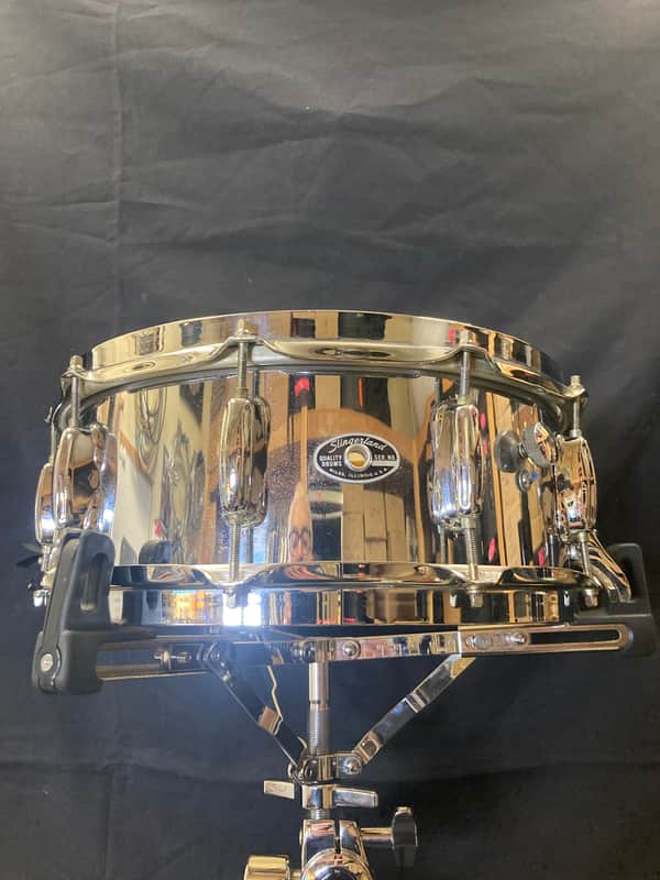 Slingerland - Mid 70s 5.5x14" TDR Snare Drum, 10-Lug Chrome Over Wood image 1