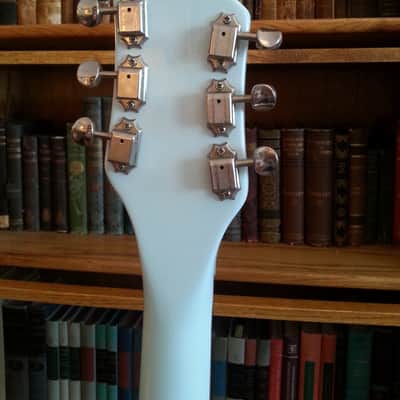 FS/T '99 Rickenbacker Rose Morris Model 1997 Custom Blue Boy Paisley image 10