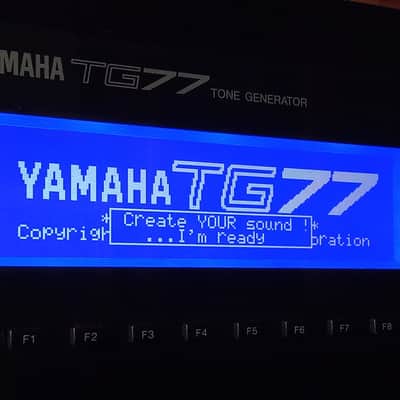 New blue display for Yamaha Tg77 image 2