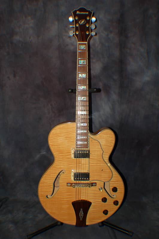 2005 Ibanez Artcore Custom AF-105-NT-12-01 Jazz Archtop Flamey