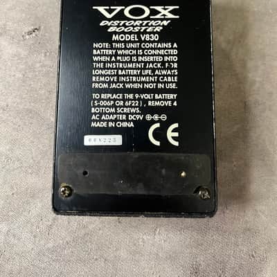 VOX V830 DISTORTION BOOSTER, '97-'00 image 7