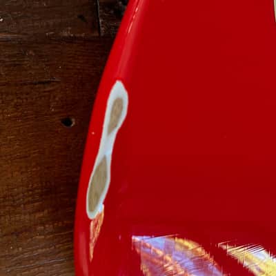 MJT VTS Stratocaster in Coral Red with CS body, Fender Vintage Noiseless Pickups and All Parts neck. Stratocaster 2018 onwards - Custom Relic image 7