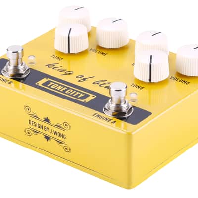 Tone City King of Blues V2 👑2 Channels Can Be Used Independently Or Combined. Channel A Warm, Transparent With Accentuated mids, Channel B Is Fat, Smooth With Dynamic Bass & Less Mids image 5