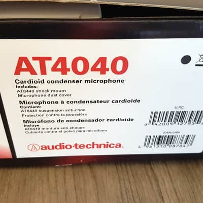 Audio-Technica AT4040 Large Diaphragm Cardioid Condenser Microphone 2010s - Black image 14