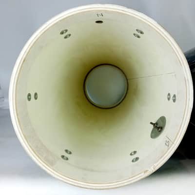 Ludwig Blue Oyster Bowling Ball Conga Drums 12x27" x2 +Hercules Stand Vintage70s image 25