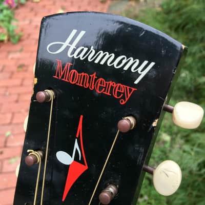 Excellent Harmony Model H950 Monterey Leader 1965 Red Burst image 10