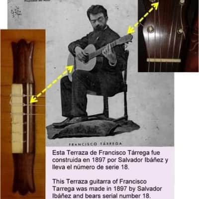 Terraza Resonador 1898 – Ex. Regino Sainz de la Maza? - extremely rare classical guitar by Carlos Terraza/Salvador Ibanez - Francisco Tárrega played one - video! image 24