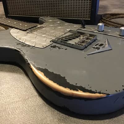 USA Relic Tele Style Electric Guitar Road Worn Grey by Nate's Relic Guitars image 5