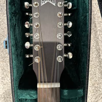 Guild F-2512E Jumbo 12 String Acoustic-Electric Guitar With Guild USA Deluxe Humidified Case image 11