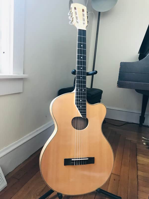 Borys B-520 1987 Natural Jazz Nylon Guitar image 1
