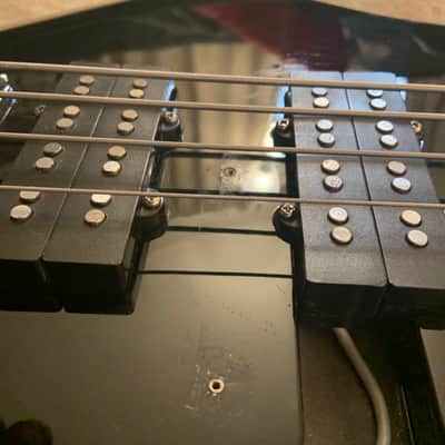 Fender Blacktop Precision P-Bass with Double Jazz Bass Pickups Gloss Black image 6