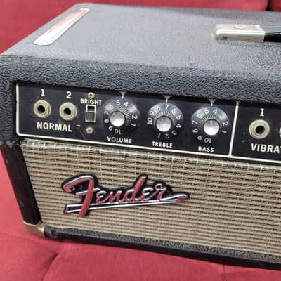 Fender Bandmaster 40-watt Head A24620 1966 - Blackface imagen 5