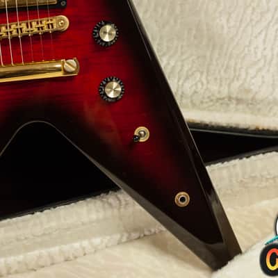 Gibson 50th Anniversary Flying V 2008 Guitar of the month GOTM Brimstone Burst -VIDEO- image 15