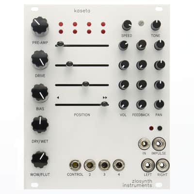 Zlosynth Kaseta Eurorack Delay Module (Silver) image 1