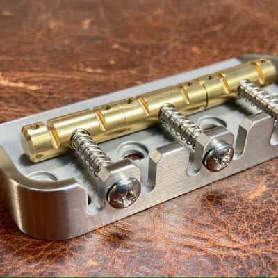 Van Dyke-Harms Telecaster Bigsby Half-Bridge and Compensated Saddle Set 2024 - Stainless Steel image 2