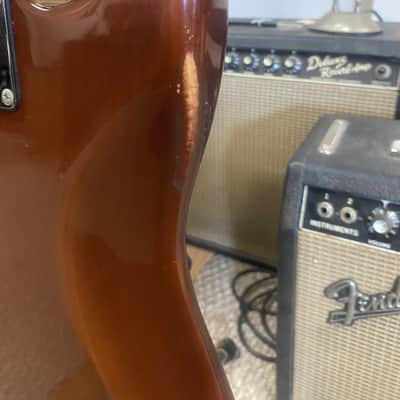 1975 Fender Mustang with Rosewood Fretboard - Walnut (Mocha) image 11