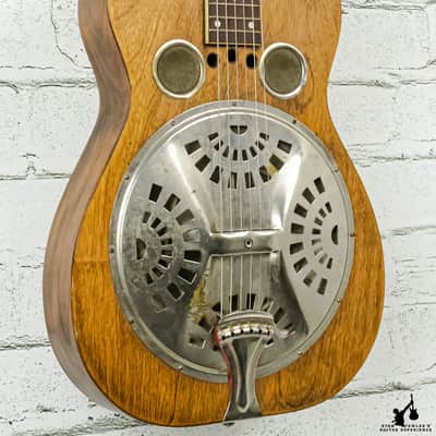 1930s Dobro Resonator w/ Case (Needs Neck Reset) image 2