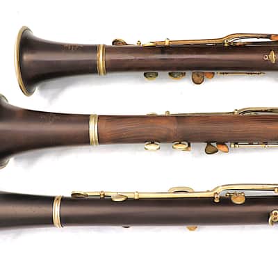 Two Buffet And One Carl Fischer Clarinets From Late 1800's Or Early 1900's image 5