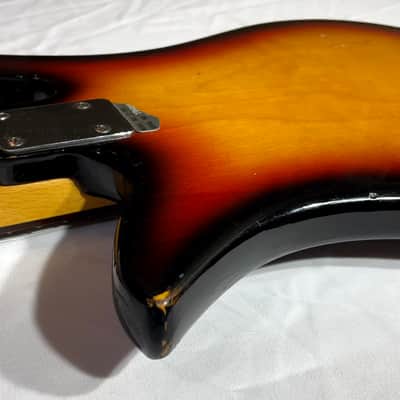 Teisco E-110 1960s Electric Guitar - Tulip Sunburst - Japan image 12